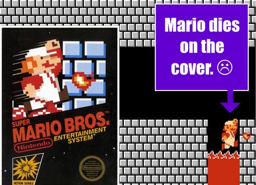 Mario dies