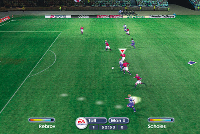 Curiosidade aleatória, na versão de PS2 do FIFA 2002 os